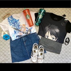 Two SAO T-Shirt (White/Black)